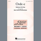 Download or print Maria Theresa Vizconde-Roldan Orde-E Sheet Music Printable PDF 4-page score for Festival / arranged 3-Part Treble Choir SKU: 150541.