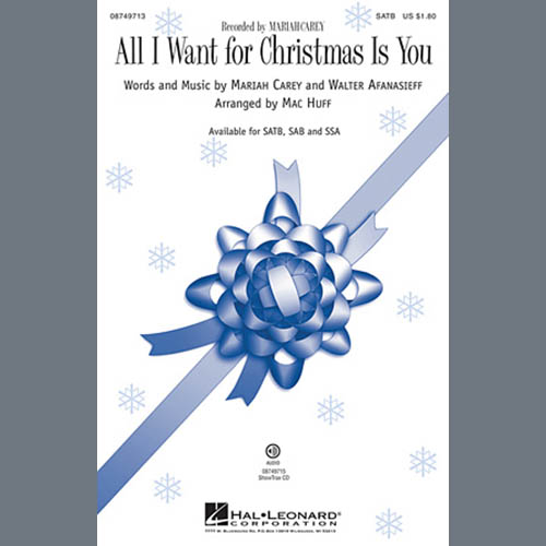 Mariah Carey All I Want For Christmas Is You (arr. Mac Huff) Profile Image