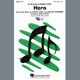 Download or print Mariah Carey Hero (arr. Mark Brymer) Sheet Music Printable PDF 6-page score for Standards / arranged SATB Choir SKU: 438874