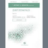 Download or print Marianna Martines Dixit Dominus (arr. Andrew Hathaway) Sheet Music Printable PDF 19-page score for Concert / arranged SATB Choir SKU: 1544254