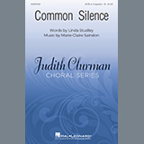 Download or print Marie-Claire Saindon Common Silence Sheet Music Printable PDF 6-page score for Concert / arranged 2-Part Choir SKU: 1153172