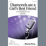 Download or print Marilyn Monroe Diamonds Are A Girl's Best Friend (arr. Mark Hayes) Sheet Music Printable PDF 15-page score for Film/TV / arranged SATB Choir SKU: 517801