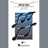 Download or print Mark Brymer All For One (from High School Musical 2) Sheet Music Printable PDF 10-page score for Pop / arranged SAB Choir SKU: 284110
