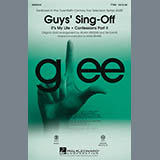 Download or print Mark Brymer Guys' Sing-Off (from Glee) Sheet Music Printable PDF 7-page score for Film/TV / arranged TTBB Choir SKU: 283828