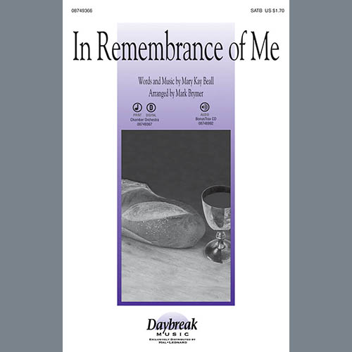 Mary Kay Beall In Remembrance Of Me (arr. Mark Brymer) Profile Image