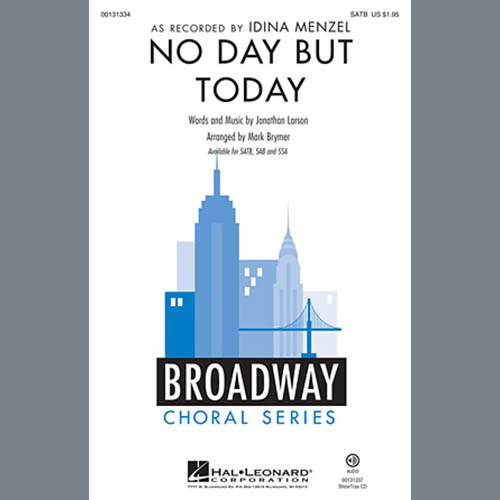 Jonathan Larson No Day But Today (arr. Mark Brymer) Profile Image