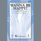 Download or print Mark Brymer Wanna Be Happy? Sheet Music Printable PDF 11-page score for Pop / arranged SAB Choir SKU: 188284