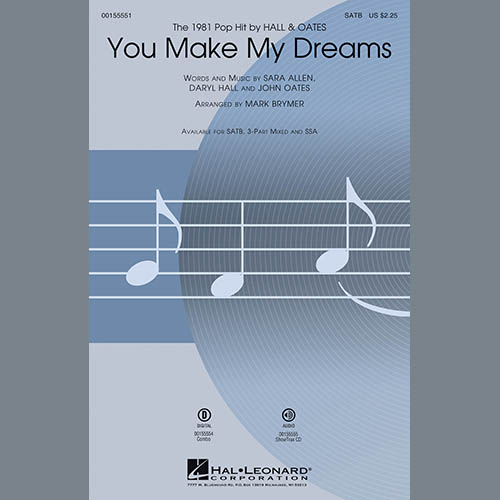 Hall & Oates You Make My Dreams (arr. Mark Brymer) Profile Image
