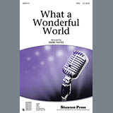 Download or print Louis Armstrong What A Wonderful World (arr. Mark Hayes) Sheet Music Printable PDF 12-page score for Concert / arranged SATB Choir SKU: 77909