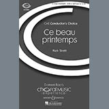 Download or print Mark Sirett Ce Beau Printemps Sheet Music Printable PDF 3-page score for Concert / arranged SATB Choir SKU: 68227