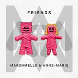 Download or print Marshmello & Anne-Marie FRIENDS Sheet Music Printable PDF 7-page score for Pop / arranged Piano, Vocal & Guitar Chords SKU: 125588