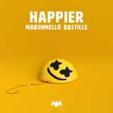 Download or print Marshmello & Bastille Happier Sheet Music Printable PDF 5-page score for Pop / arranged Big Note Piano SKU: 410025