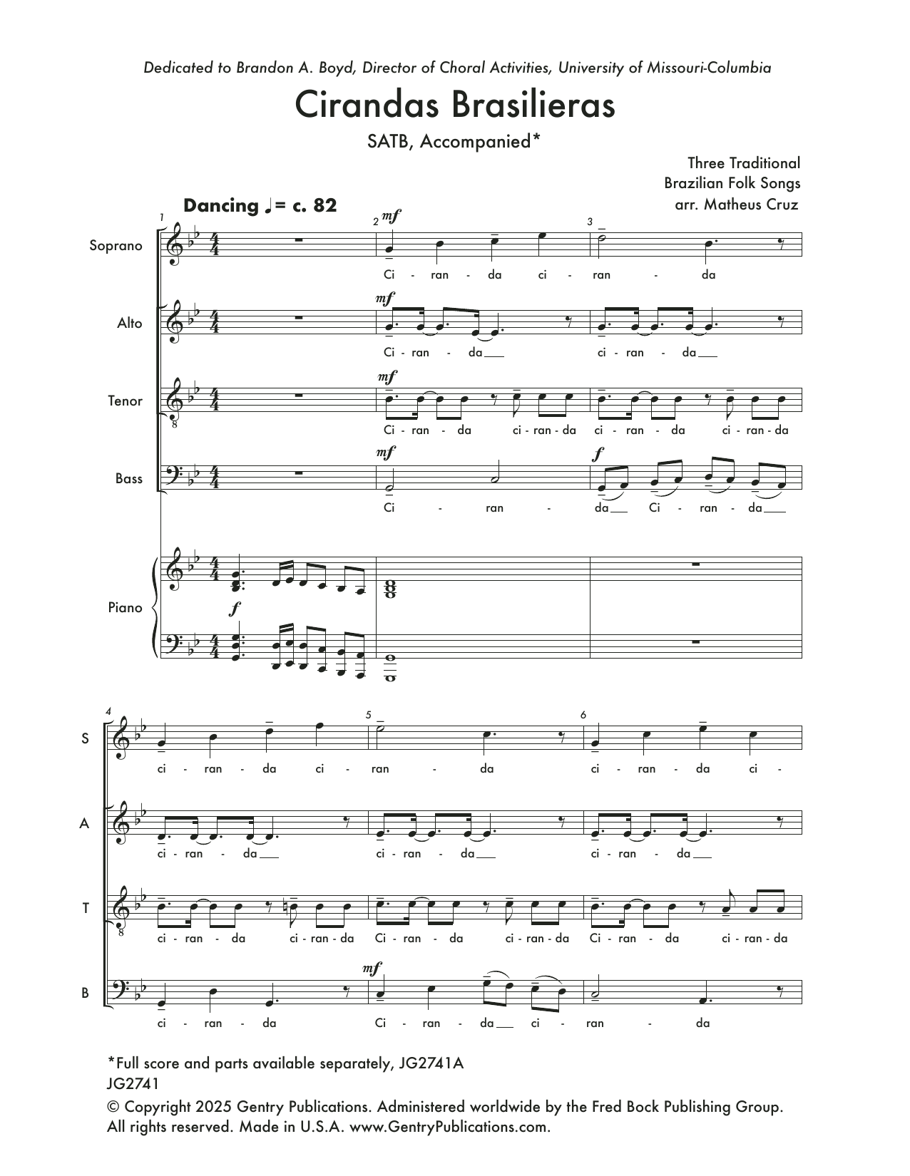 Matheus Cruz Cirandas Brasileiras sheet music notes and chords. Download Printable PDF.