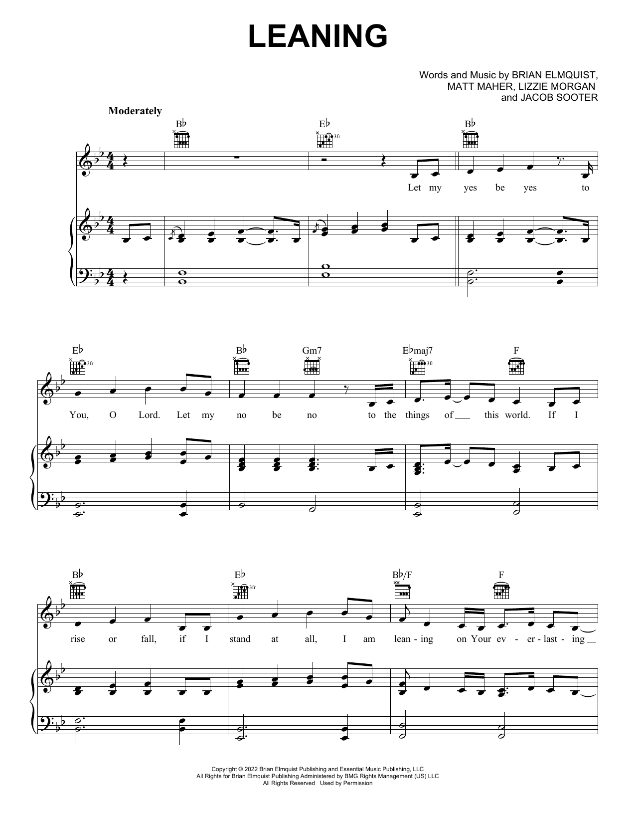 Matt Maher Your Love Defends Me Sheet Music in A Major (transposable) -  Download & Print - SKU: MN0176467