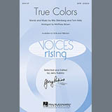 Download or print Matthew Brown True Colors Sheet Music Printable PDF 14-page score for Pop / arranged TTBB Choir SKU: 160110