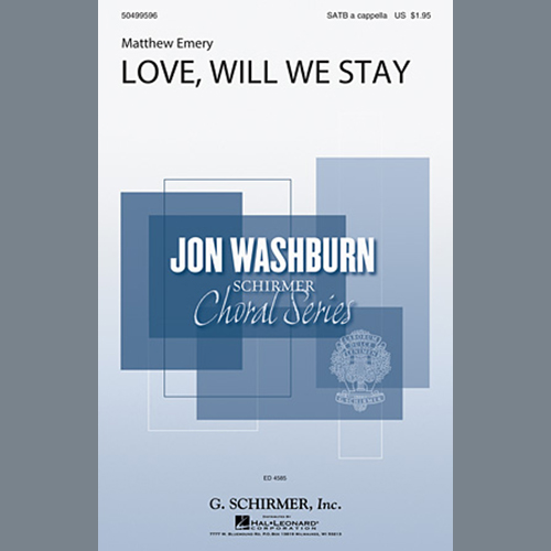 Love, Will We Stay cover image