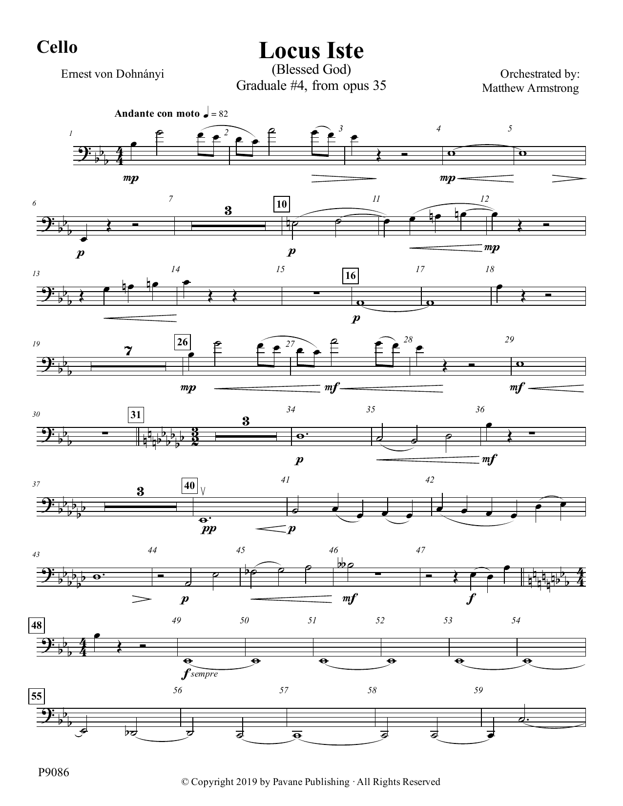 Learn to play Matthew Armstrong Locus Iste - Cello sheet music for Choir Instrumental Pak in minutes. Price: 6.9900$ Matthew Armstrong Locus Iste - Cello sheet music notes and chords arranged for Choir Instrumental Pak
