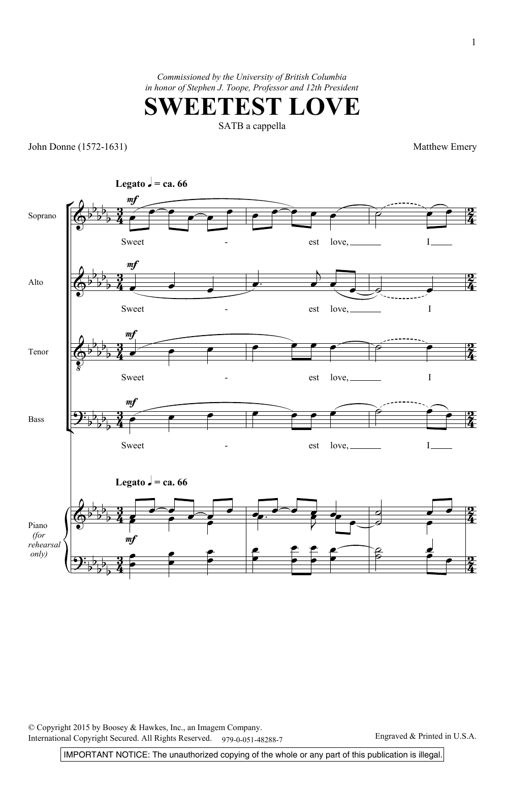 Matthew Emery Sweetest Love sheet music notes and chords. Download Printable PDF.