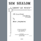 Download or print Max Janowski Sim Shalom (Grant Us Peace) Sheet Music Printable PDF 9-page score for Classical / arranged SATB Choir SKU: 451657