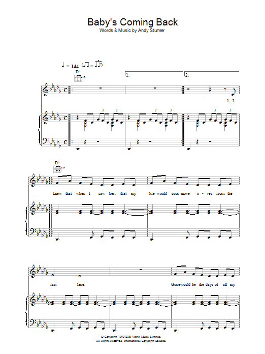 McFly Baby's Coming Back sheet music notes and chords. Download Printable PDF.