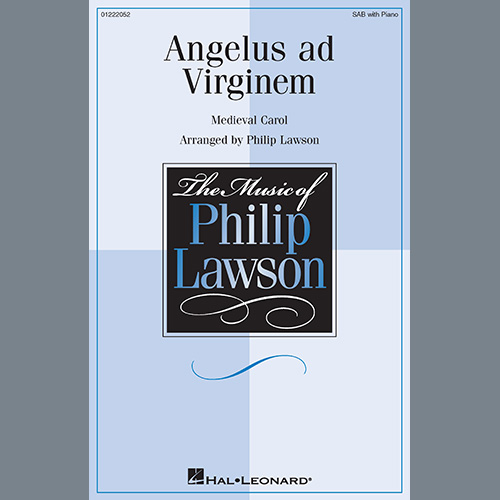 Medieval Carol Angelus Ad Virginem (arr. Philip Lawson) Profile Image
