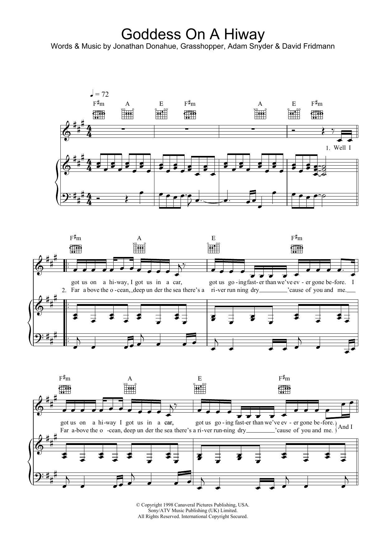 Learn to play Mercury Rev Goddess On A Hiway sheet music for Guitar Chords/Lyrics in minutes. Mercury Rev Goddess On A Hiway sheet music notes and chords. Download Printable PDF.