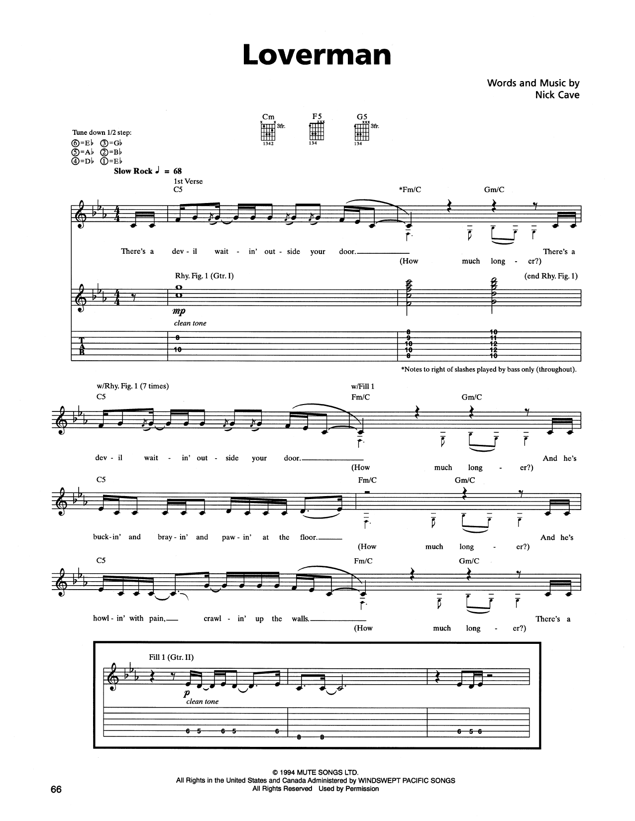 Metallica Loverman sheet music notes and chords. Download Printable PDF.