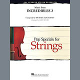Download or print Michael Giacchino Music from Incredibles 2 (arr. Larry Moore) - Bass Sheet Music Printable PDF 2-page score for Disney / arranged Orchestra SKU: 449813