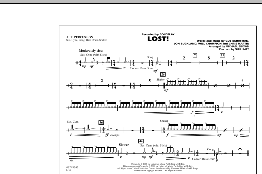 Learn to play Michael Brown Lost! - Aux Percussion sheet music for Marching Band in minutes. Price: 7.8900$ Michael Brown Lost! - Aux Percussion sheet music notes and chords arranged for Marching Band