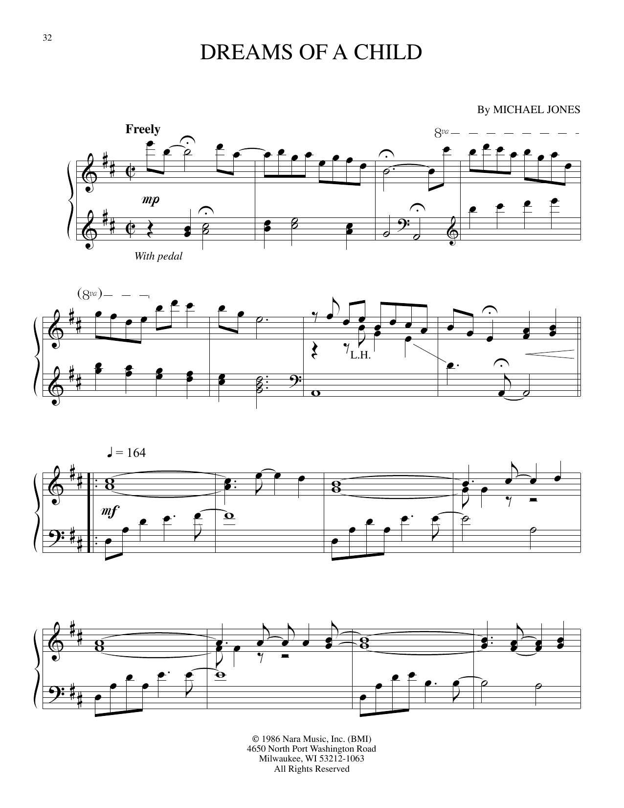 Learn to play Michael Jones Dreams Of A Child sheet music for Piano Solo in minutes. Price: 7.8900$ Michael Jones Dreams Of A Child sheet music notes and chords arranged for Piano Solo