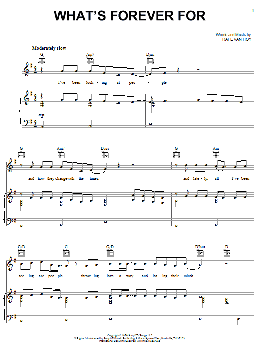 Learn to play Michael Martin Murphey What's Forever For sheet music for Piano Chords/Lyrics in minutes. Price: 3.9900$ Michael Martin Murphey What's Forever For sheet music notes and chords arranged for Piano Chords/Lyrics