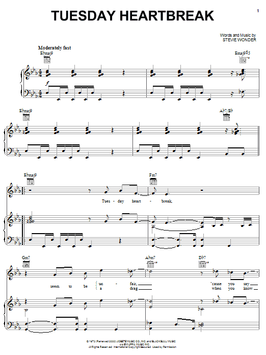 Michael McDonald Tuesday Heartbreak sheet music notes and chords. Download Printable PDF.