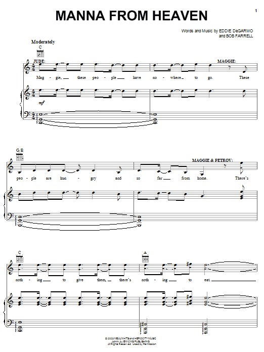 Michael Quinlan Manna From Heaven sheet music notes and chords. Download Printable PDF.