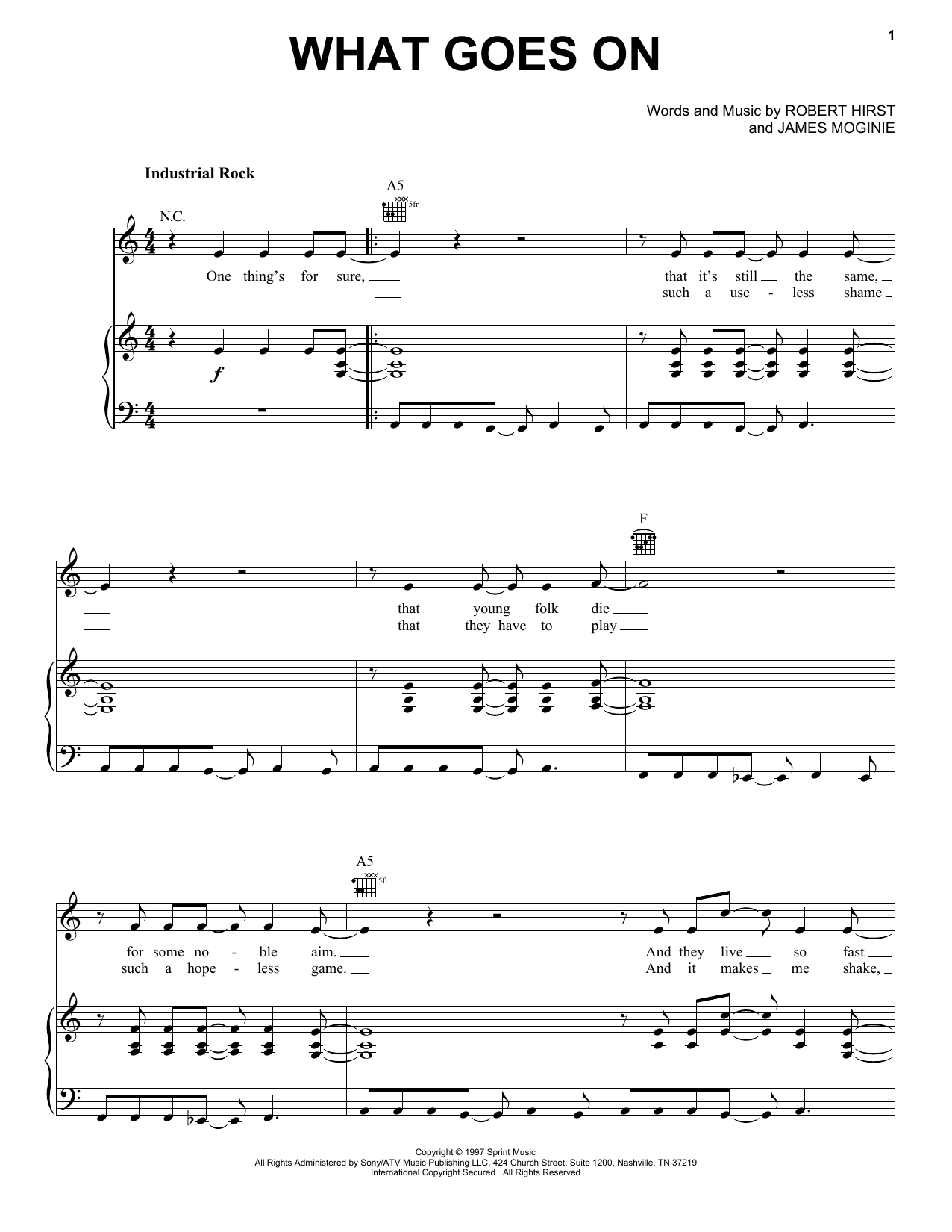 Midnight Oil What Goes On sheet music notes and chords. Download Printable PDF.