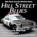 Download or print Mike Post Hill Street Blues Theme Sheet Music Printable PDF 1-page score for Jazz / arranged Real Book – Melody & Chords SKU: 456998