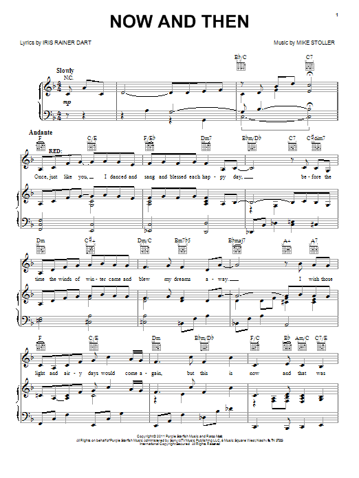 Mike Stoller Now And Then sheet music notes and chords. Download Printable PDF.