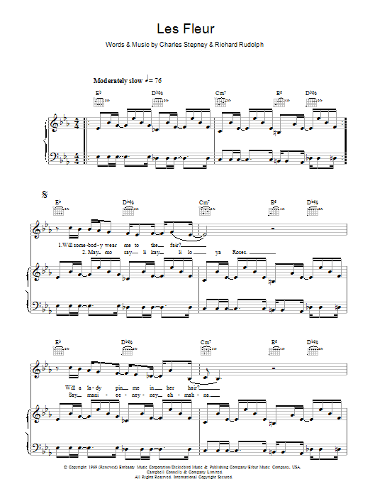 Learn to play Minnie Riperton Les Fleur sheet music for Guitar Chords/Lyrics in minutes. Minnie Riperton Les Fleur sheet music notes and chords. Download Printable PDF.