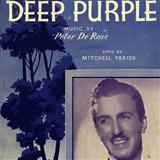 Download or print Mitchell Parish Deep Purple Sheet Music Printable PDF 5-page score for Folk / arranged Piano, Vocal & Guitar Chords (Right-Hand Melody) SKU: 77708