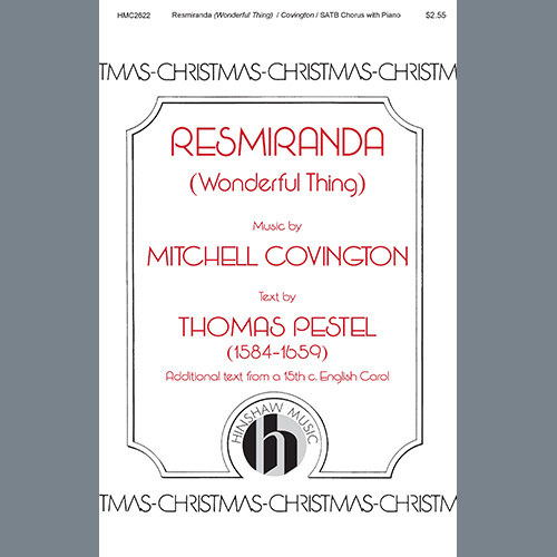 Mitchell Covington Download Printable PDF Score Easily Download Mitchell Covington Printable PDF piano music notes, guitar tabs for SATB Choir. Transpose or transcribe this score in no time - Learn how to play song progression.