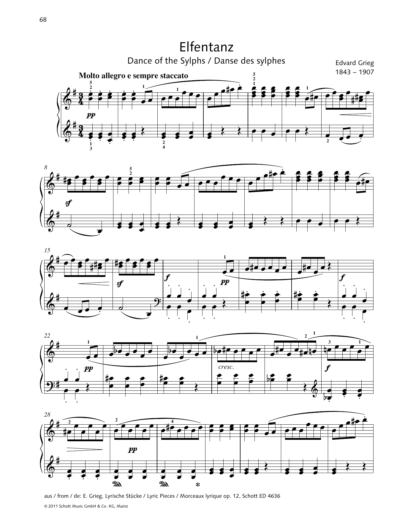 Learn to play Monika Twelsiek Dance of the Sylphs sheet music for Piano Solo in minutes. Price: 6.9900$ Monika Twelsiek Dance of the Sylphs sheet music notes and chords arranged for Piano Solo
