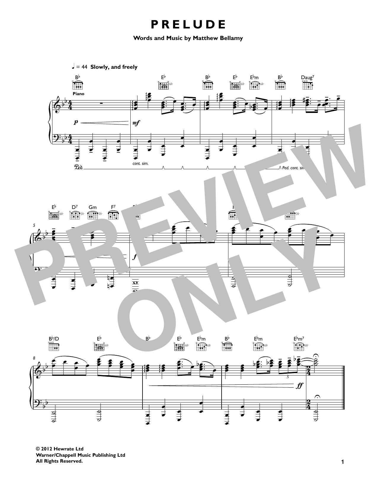 Learn to play Muse Prelude sheet music for Guitar Tab in minutes. Muse Prelude sheet music notes and chords. Download Printable PDF.