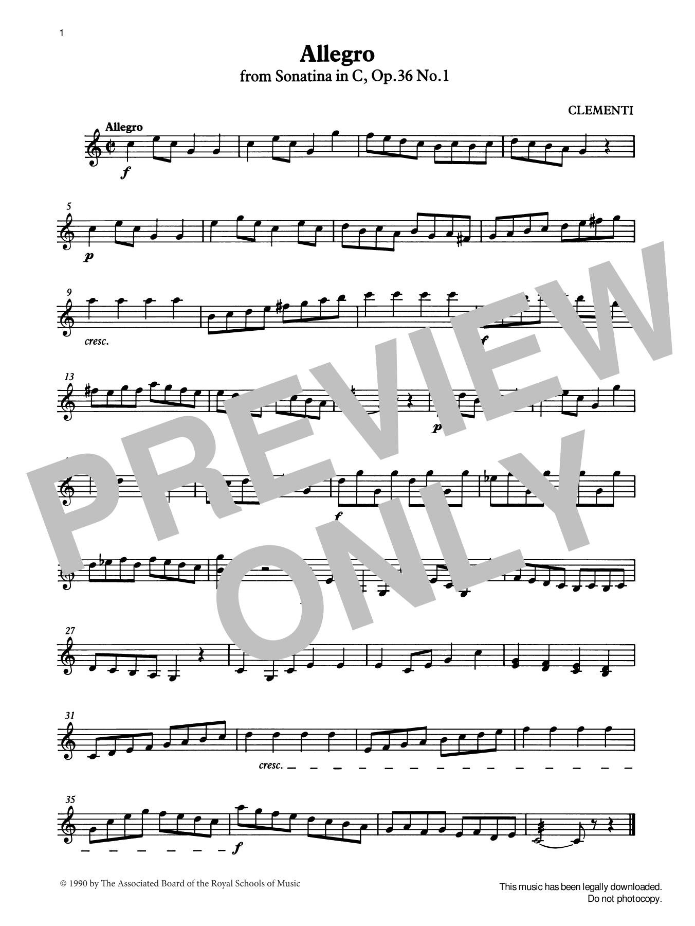 Learn to play Muzio Clementi Allegro from Graded Music for Tuned Percussion, Book II sheet music for Percussion Solo in minutes. Price: 4.4900$ Muzio Clementi Allegro from Graded Music for Tuned Percussion, Book II sheet music notes and chords arranged for Percussion Solo