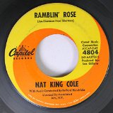Download or print Nat King Cole Ramblin' Rose Sheet Music Printable PDF 1-page score for Pop / arranged Easy Lead Sheet / Fake Book SKU: 188606