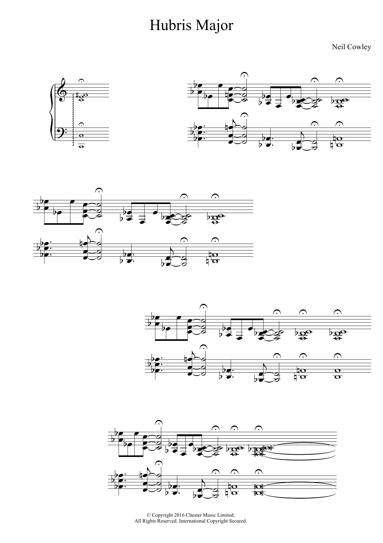 Learn to play Neil Cowley Trio Hubris Major sheet music for Piano Solo in minutes. Neil Cowley Trio Hubris Major sheet music notes and chords. Download Printable PDF.