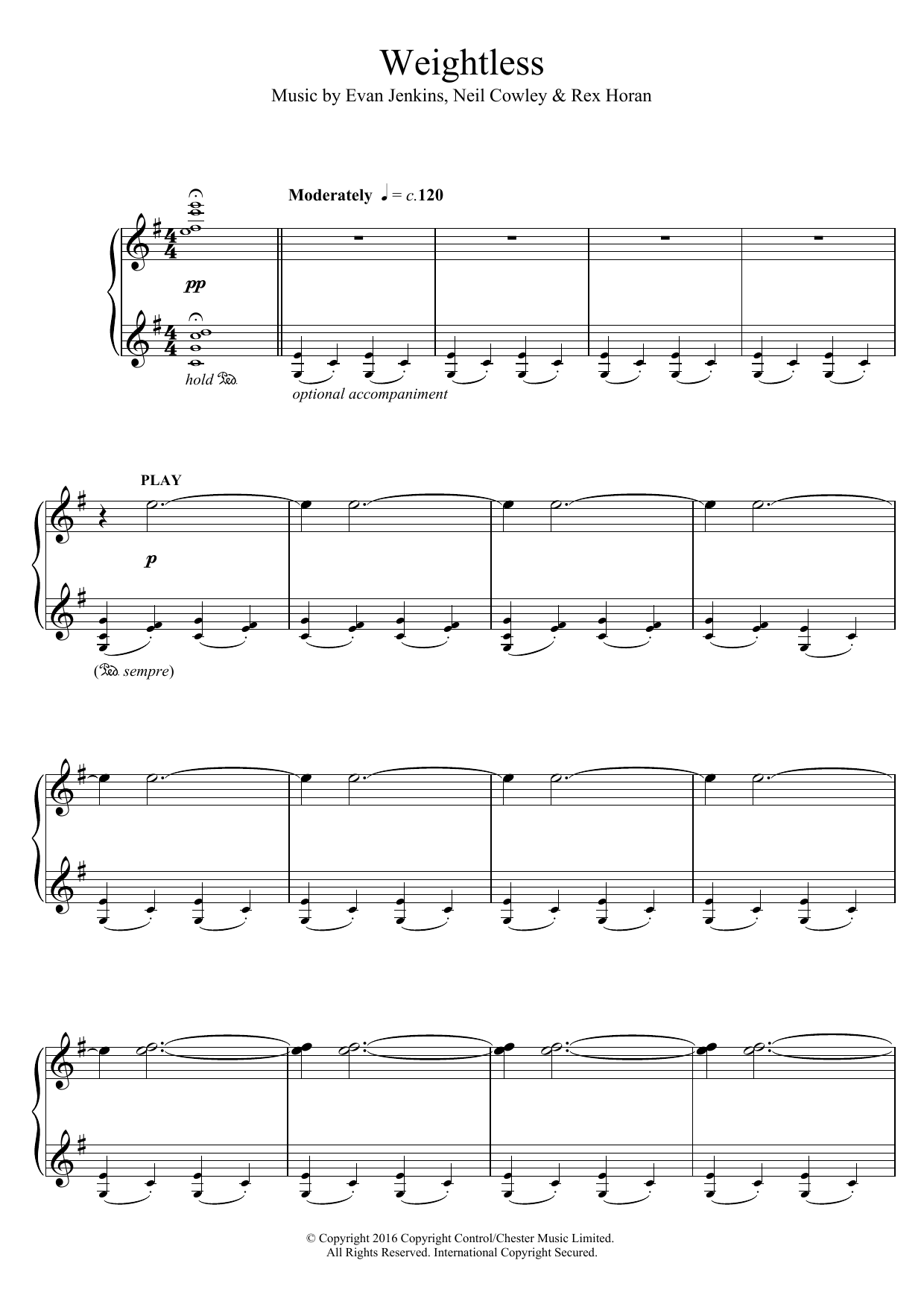 Learn to play Neil Cowley Trio Weightless sheet music for Piano Solo in minutes. Neil Cowley Trio Weightless sheet music notes and chords. Download Printable PDF.
