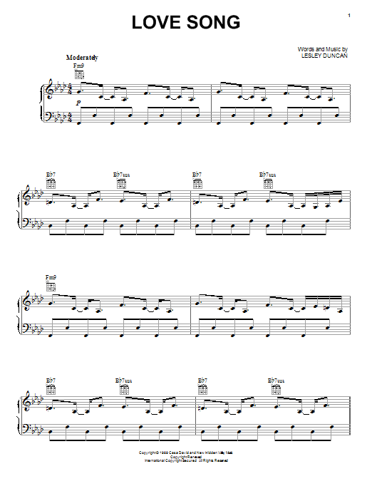 Neil Diamond Love Song sheet music notes and chords. Download Printable PDF.