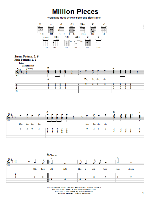 Learn to play Newsboys Million Pieces sheet music for Easy Piano in minutes. Price: 6.9900$ Newsboys Million Pieces sheet music notes and chords arranged for Easy Piano