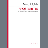 Download or print Nico Muhly Prosperitie (for SSSSAATTBarB) Sheet Music Printable PDF 6-page score for Classical / arranged Choir SKU: 1624553