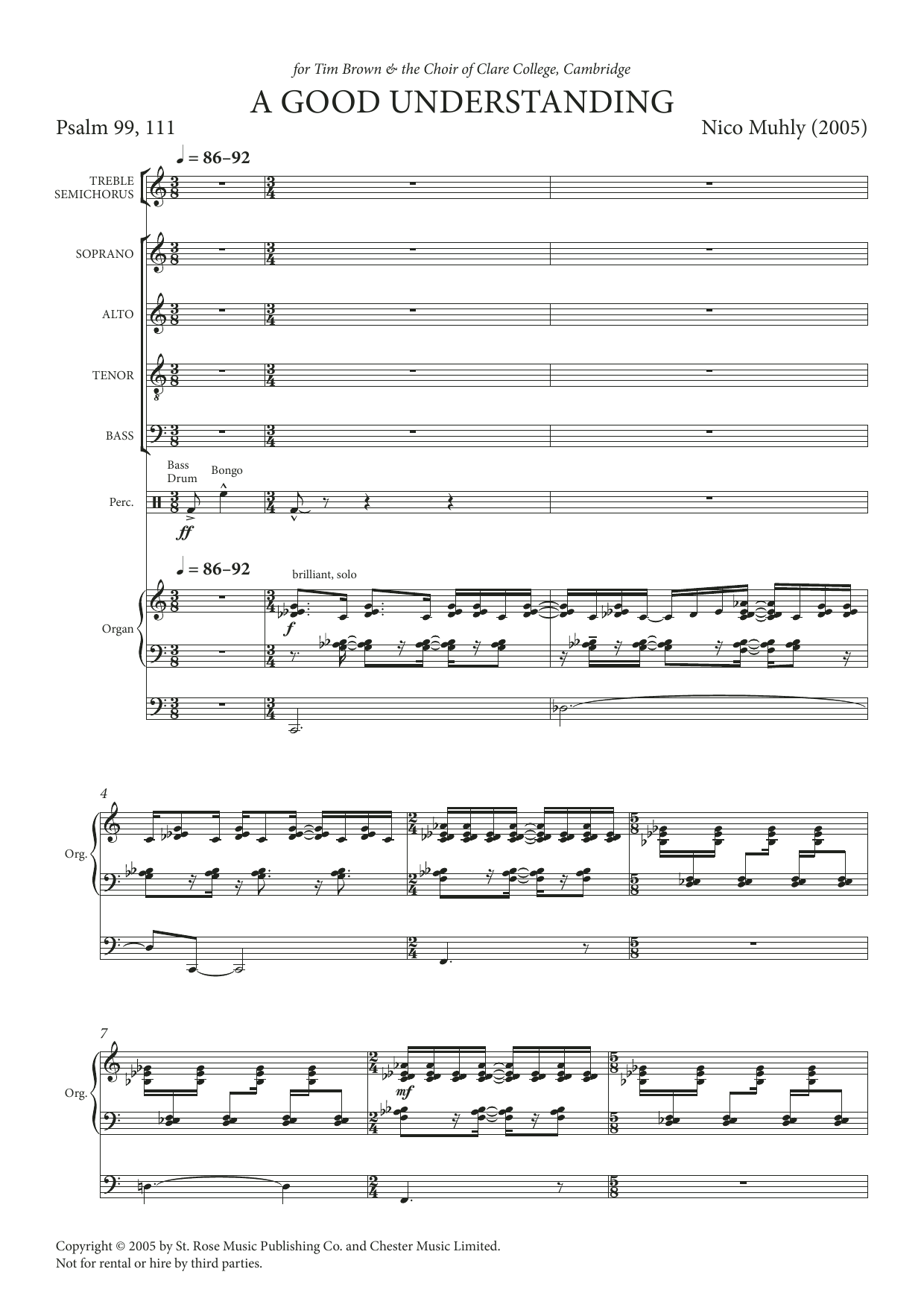 Nico Muhly A Good Understanding sheet music notes and chords. Download Printable PDF.