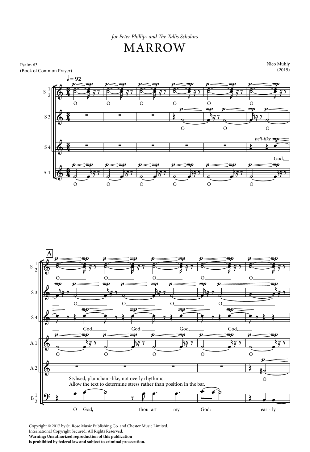 Nico Muhly Marrow sheet music notes and chords. Download Printable PDF.